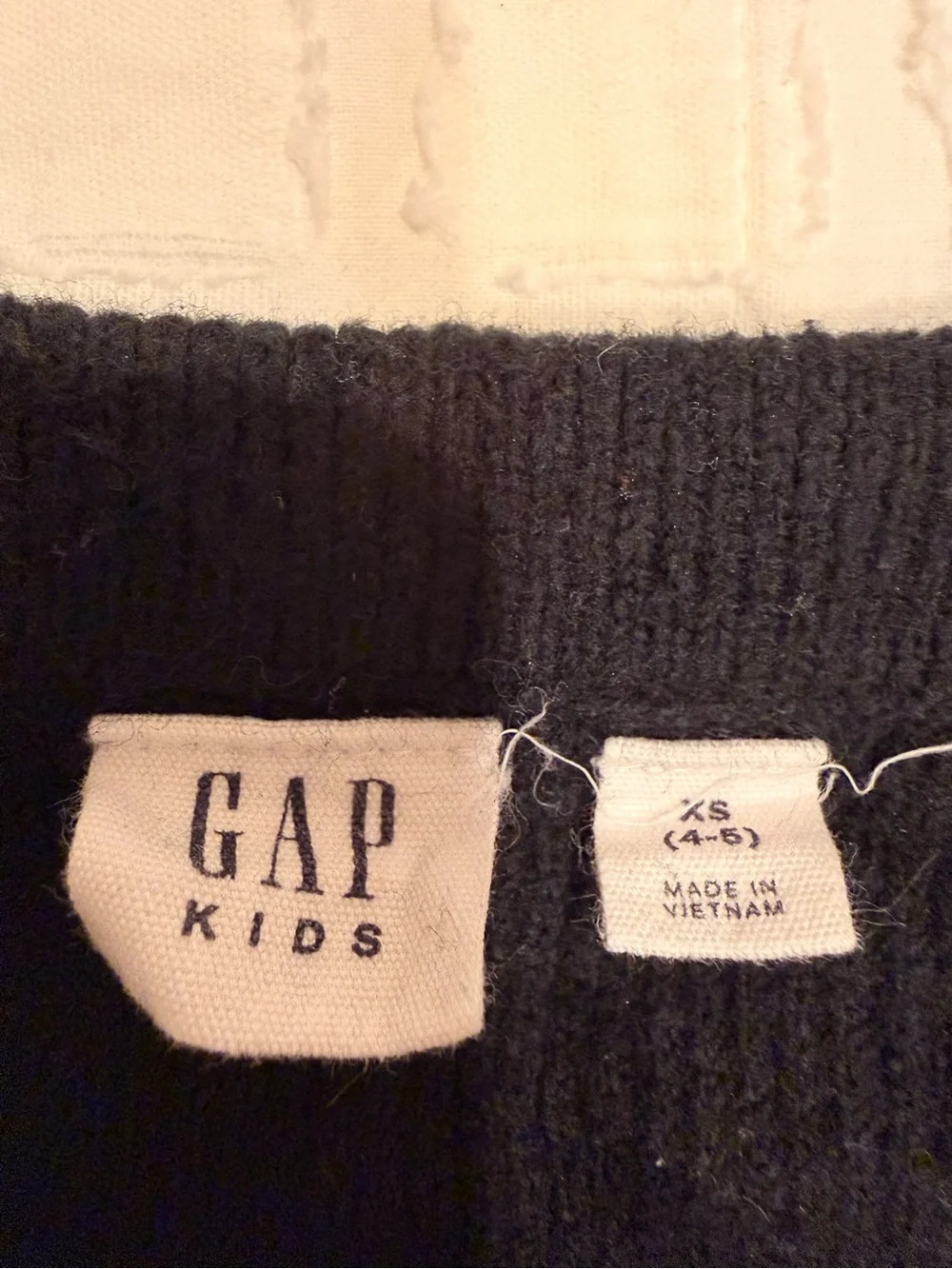 GAP kids Black Knit Pullover